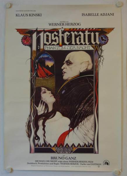 Nosferatu original release german double-panel movie poster